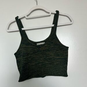 UO green knit tank